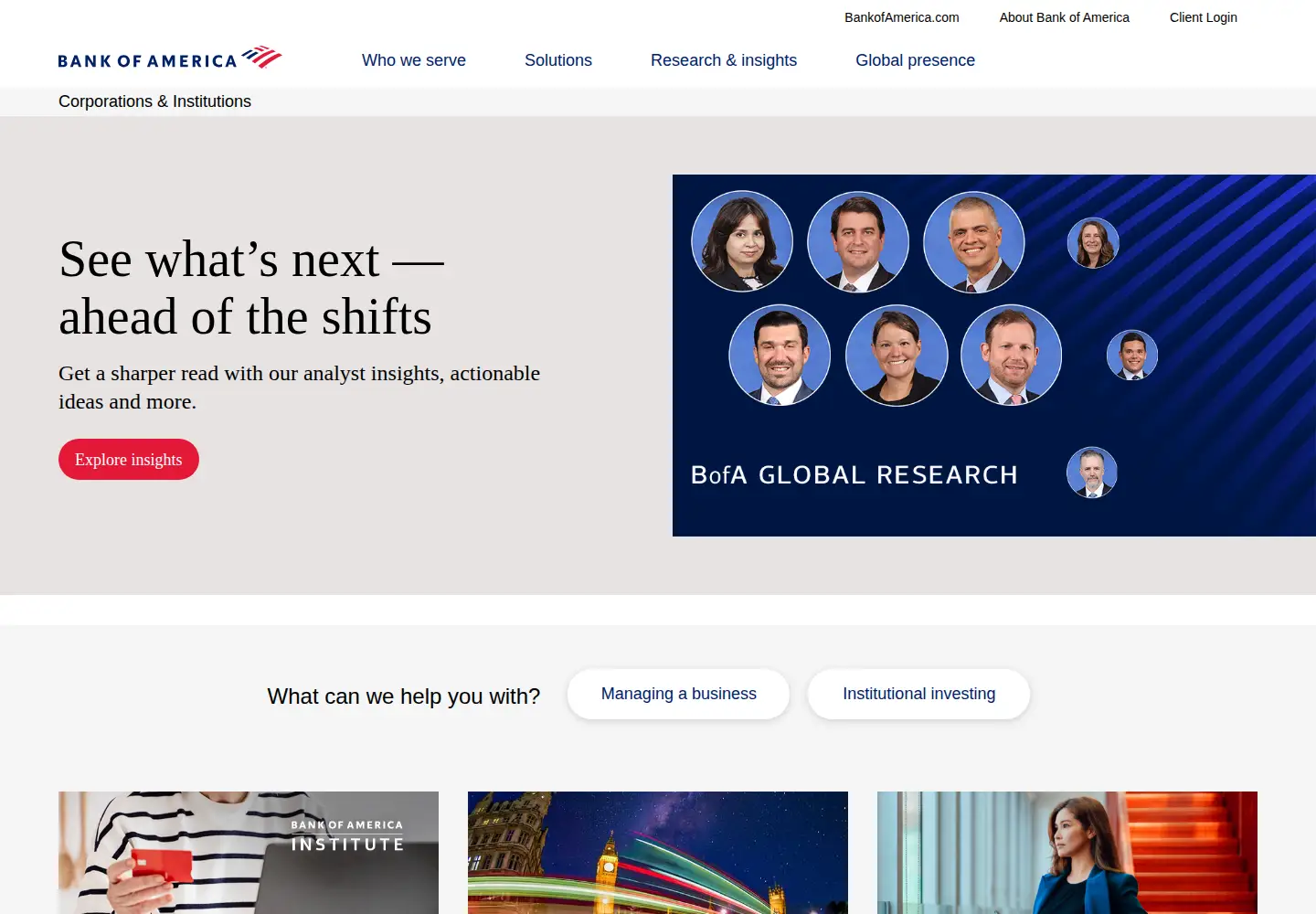 Screenshot of bofaml.com