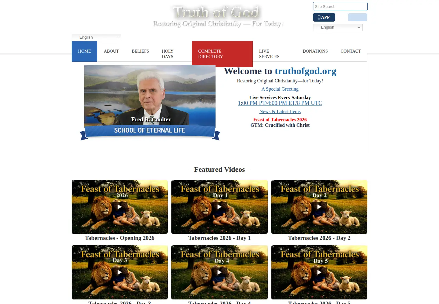 Screenshot of cbcg.org
