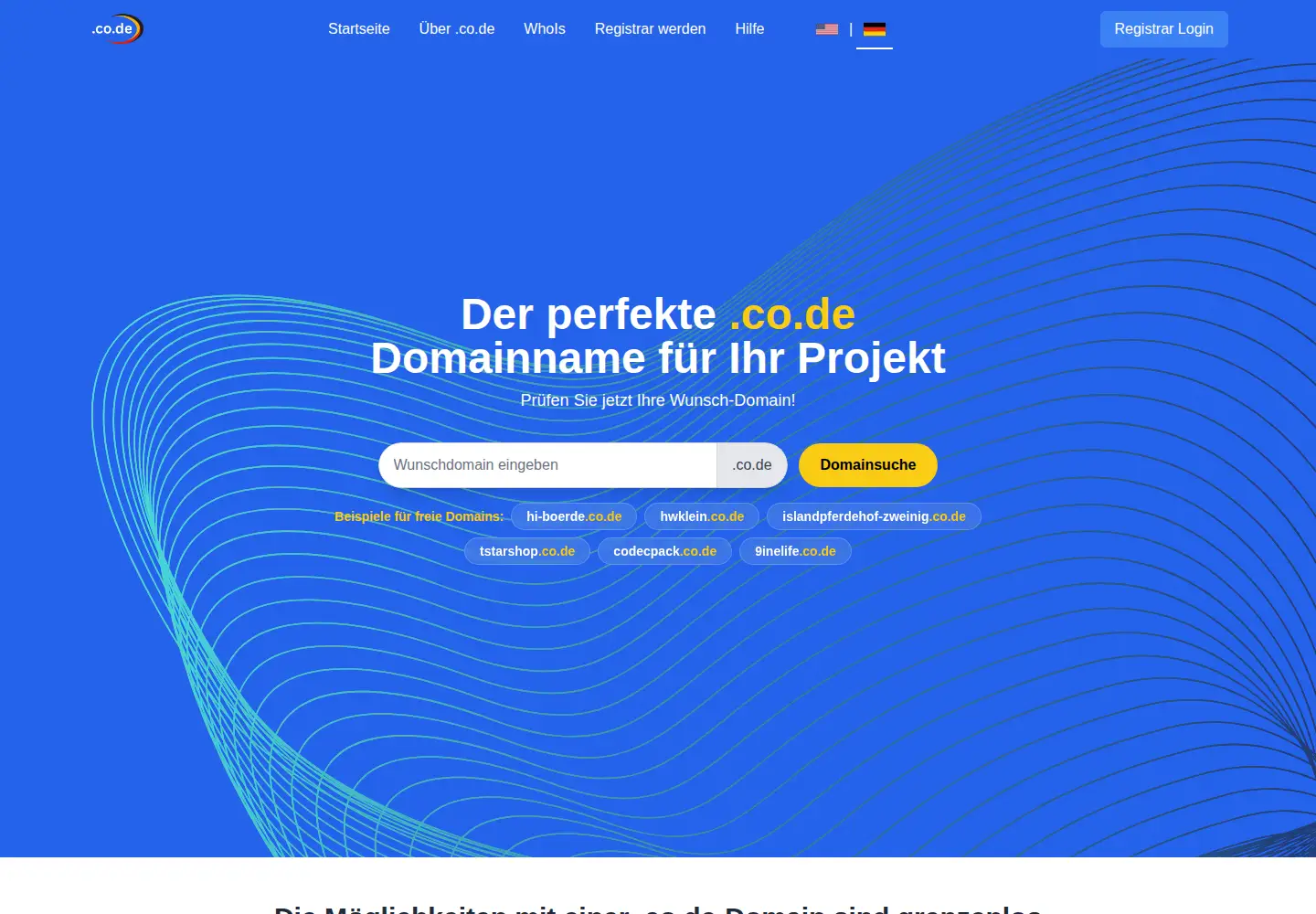 Screenshot of co.de