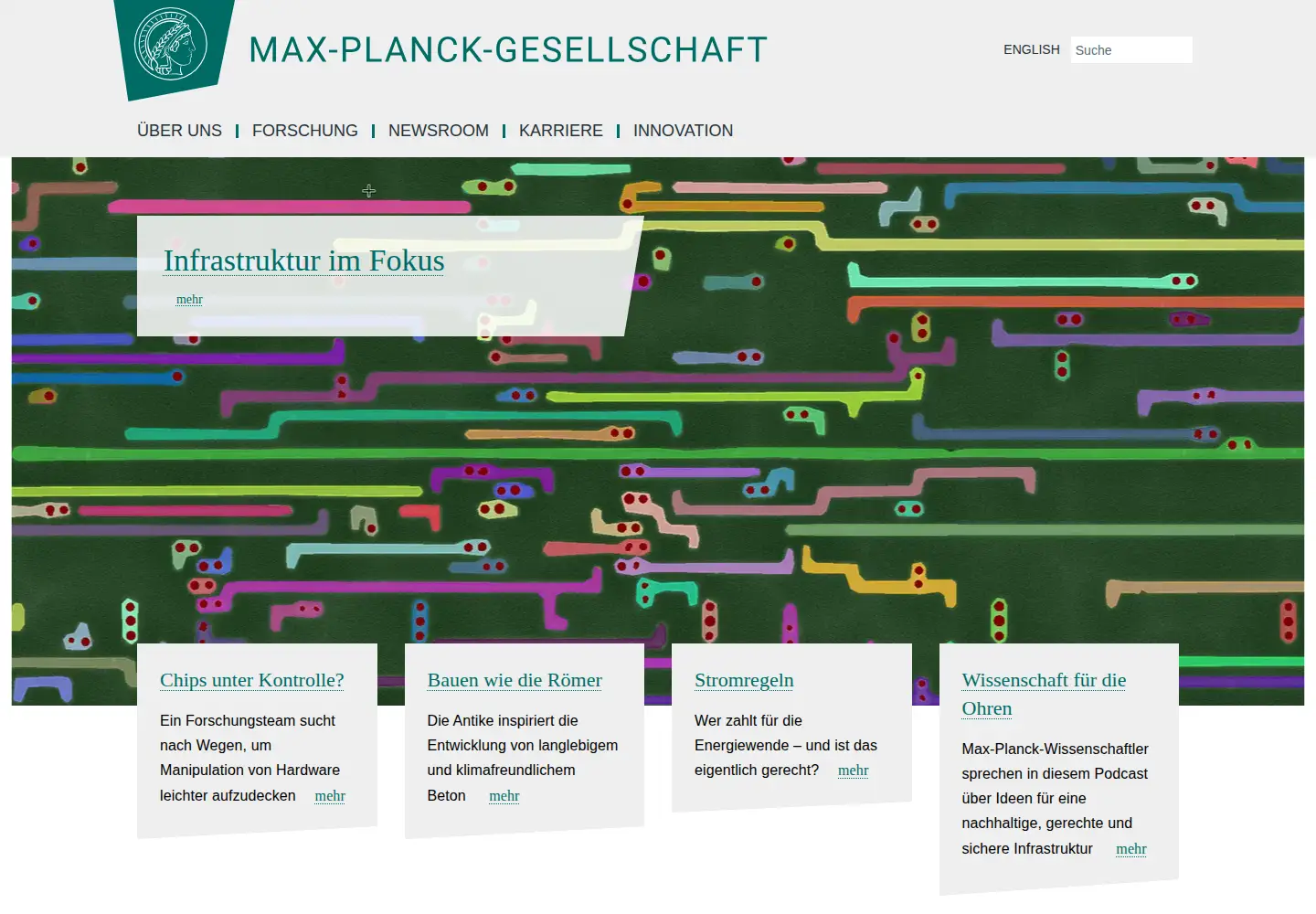 Screenshot of mpg.de