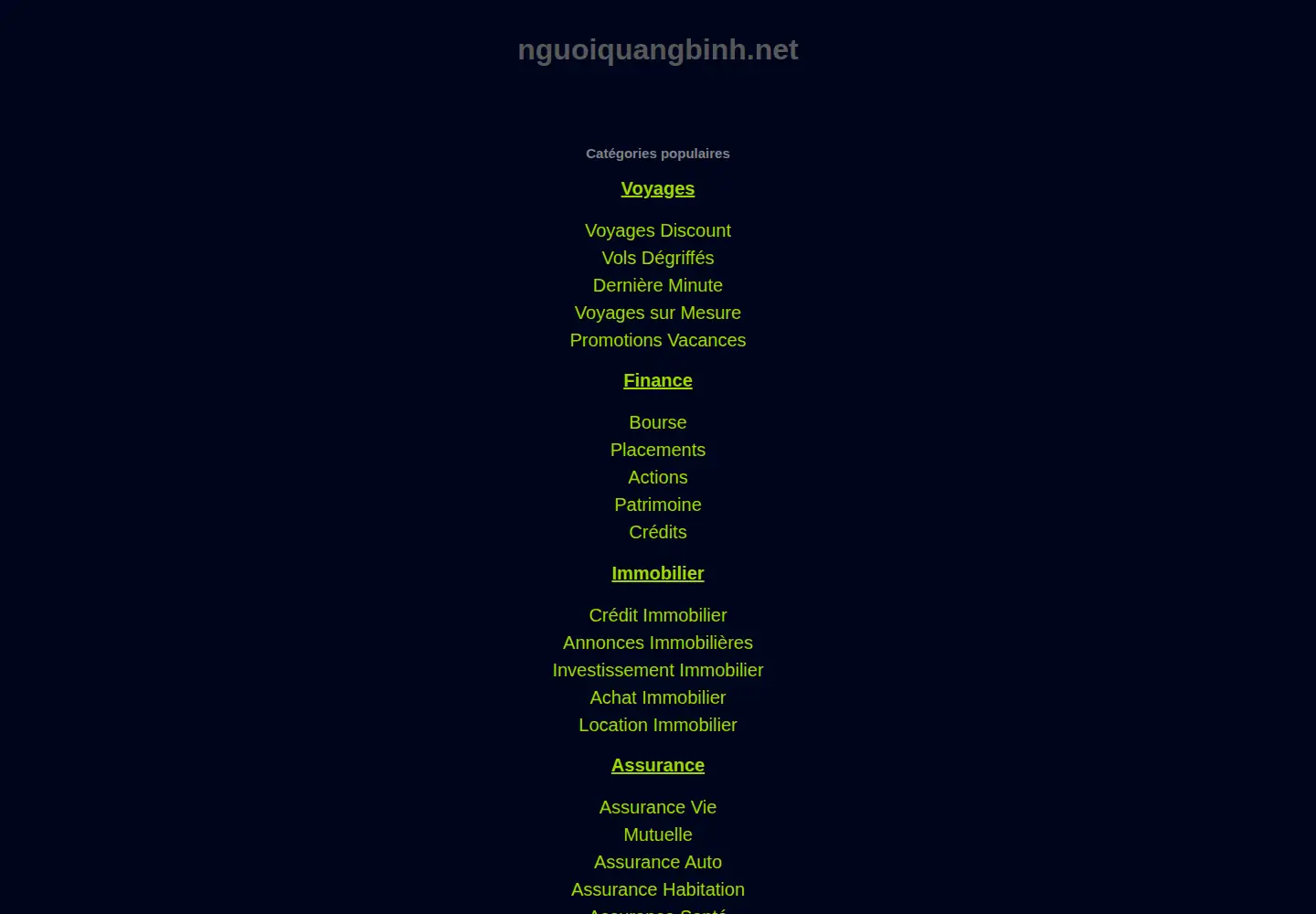 Screenshot of nguoiquangbinh.net