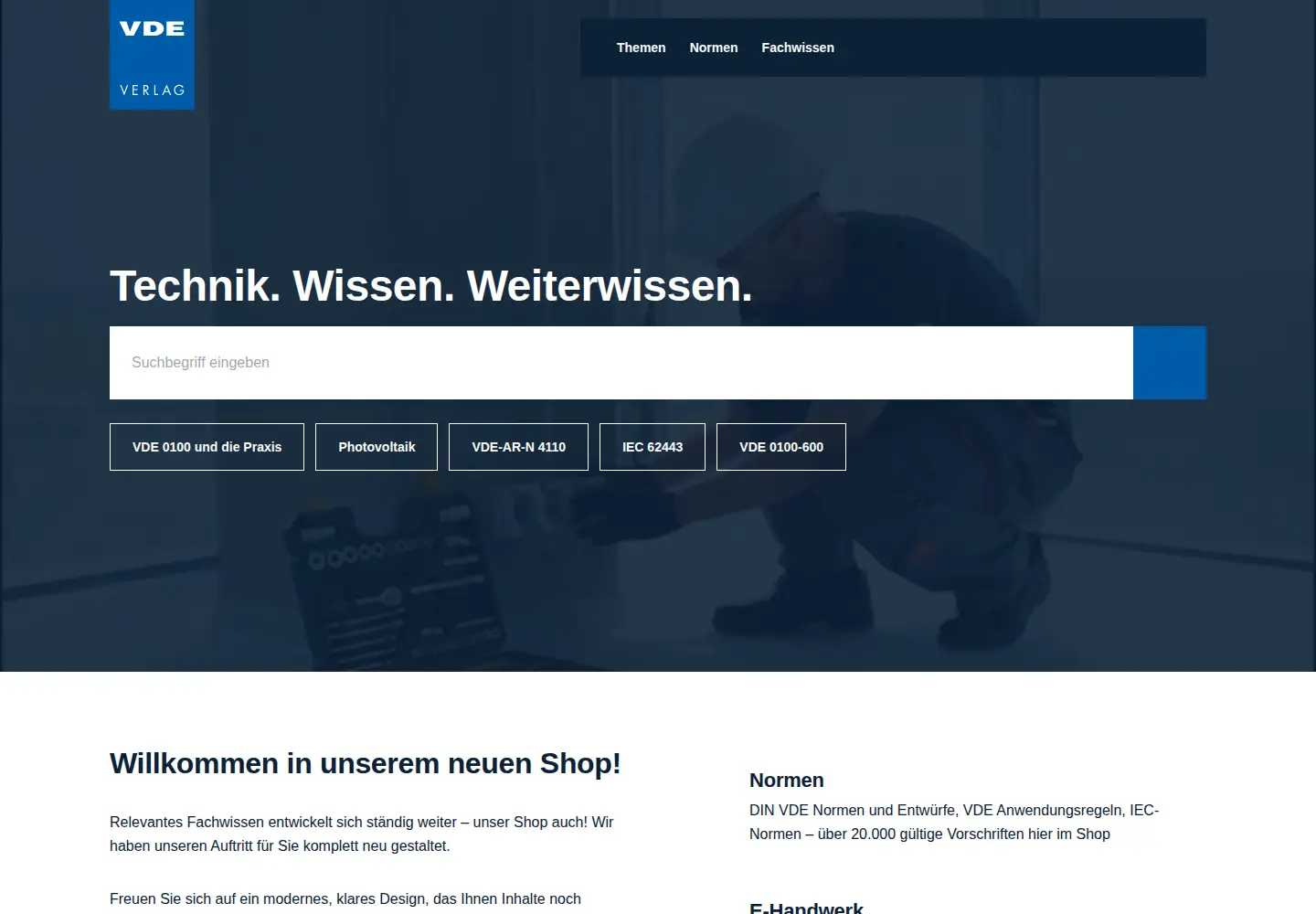 Screenshot of vde-verlag.de