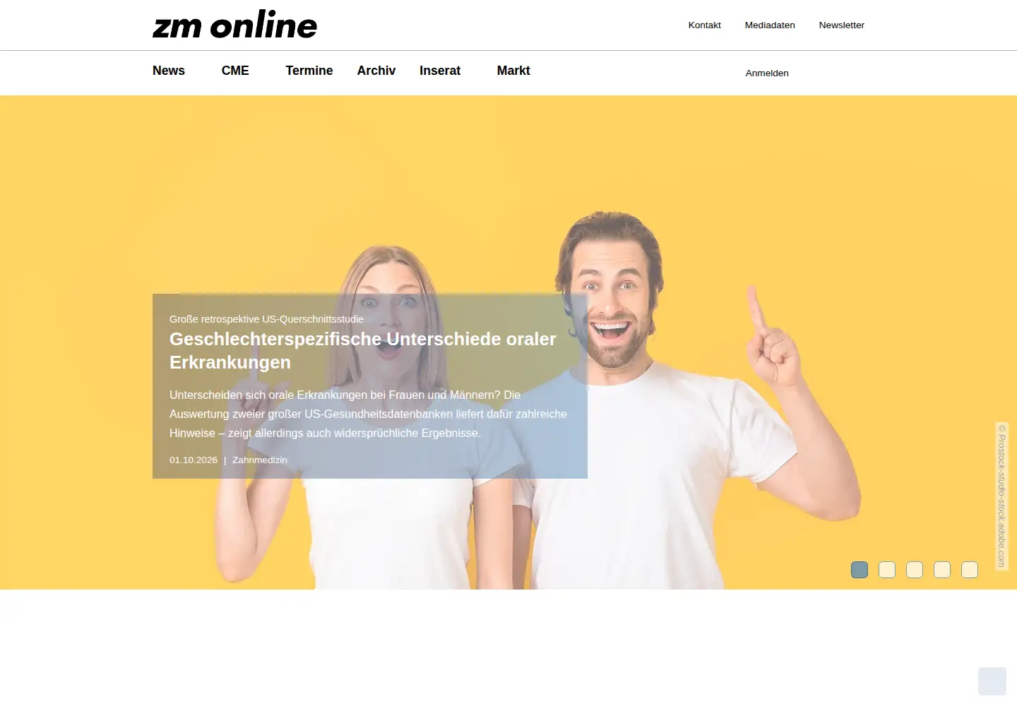 Screenshot of zm-online.de
