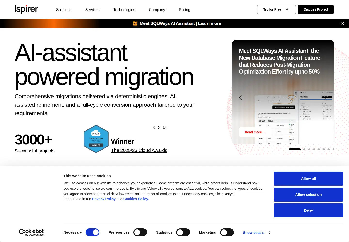 Screenshot of ispirer.com