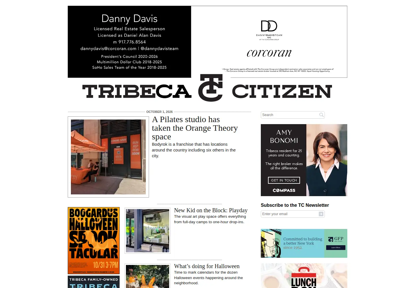 Screenshot of tribecacitizen.com