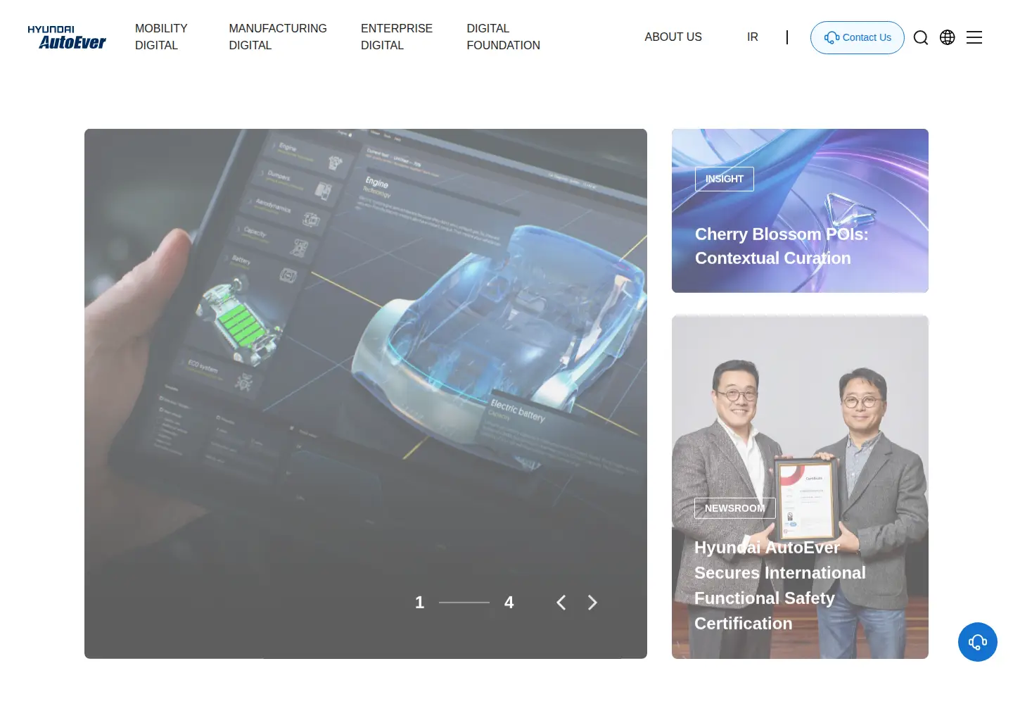 Screenshot of hyundai-autoever.com