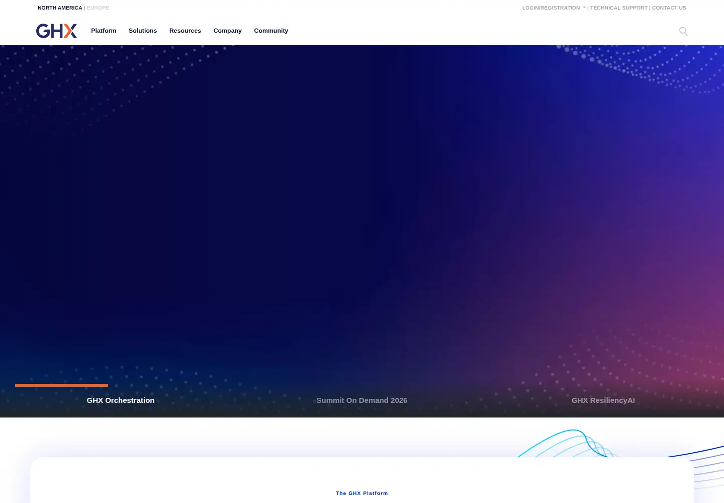 Screenshot of ghx.com