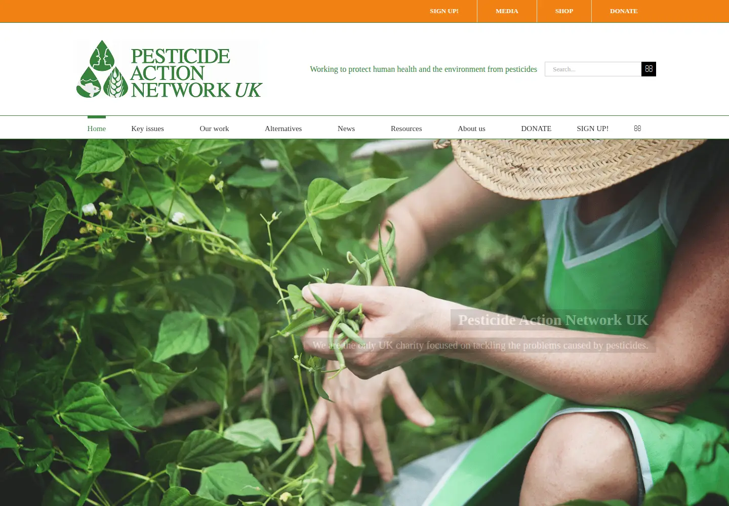 Screenshot of pan-uk.org
