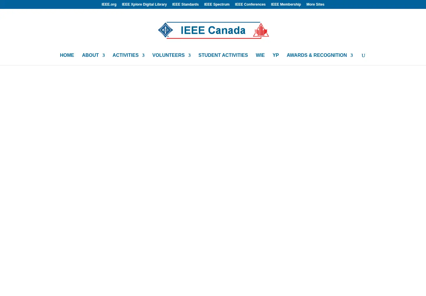 Screenshot of ieee.ca