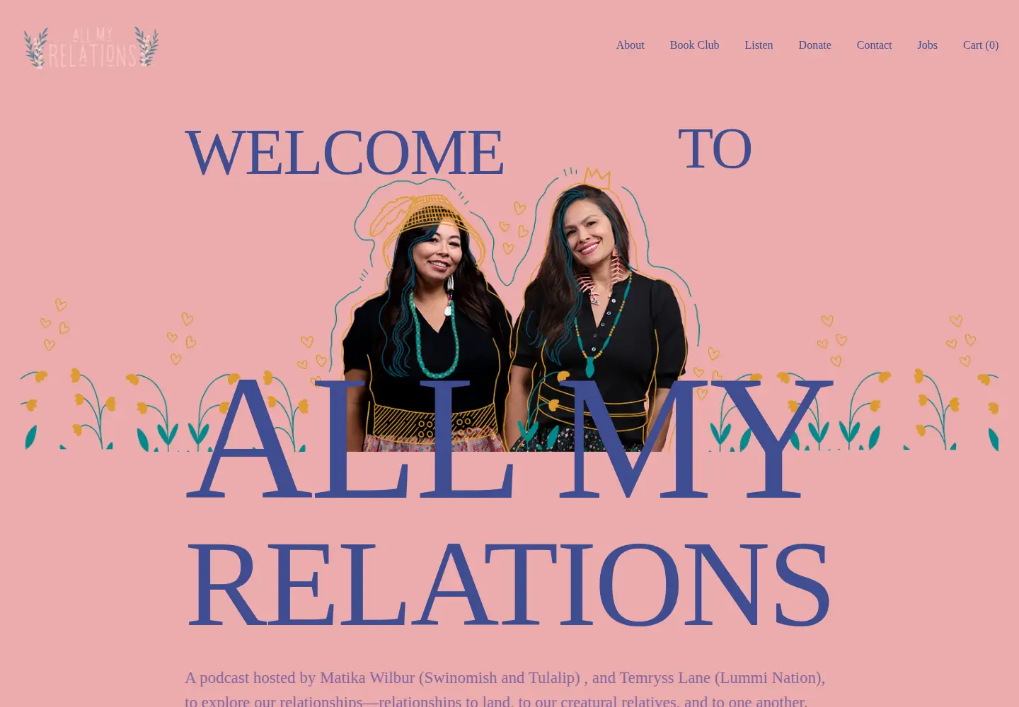 Screenshot of allmyrelationspodcast.com