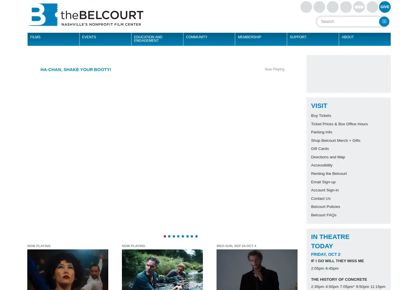 Screenshot of belcourt.org