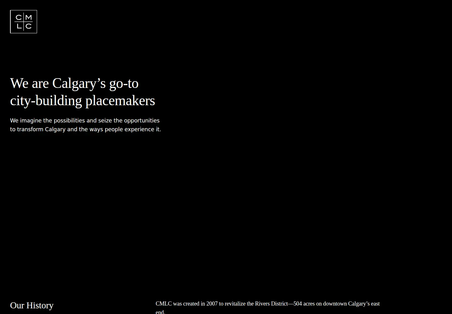 Screenshot of calgarymlc.ca