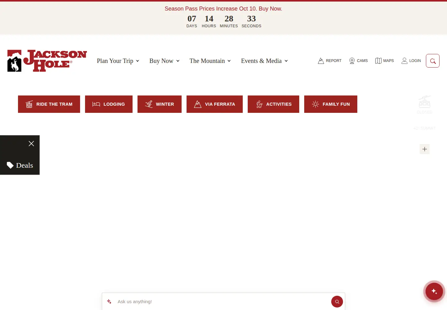 Screenshot of jacksonhole.com