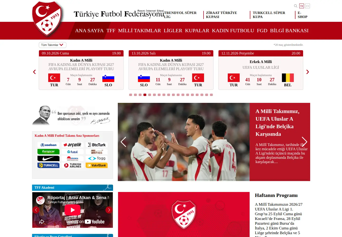 Screenshot of tff.org