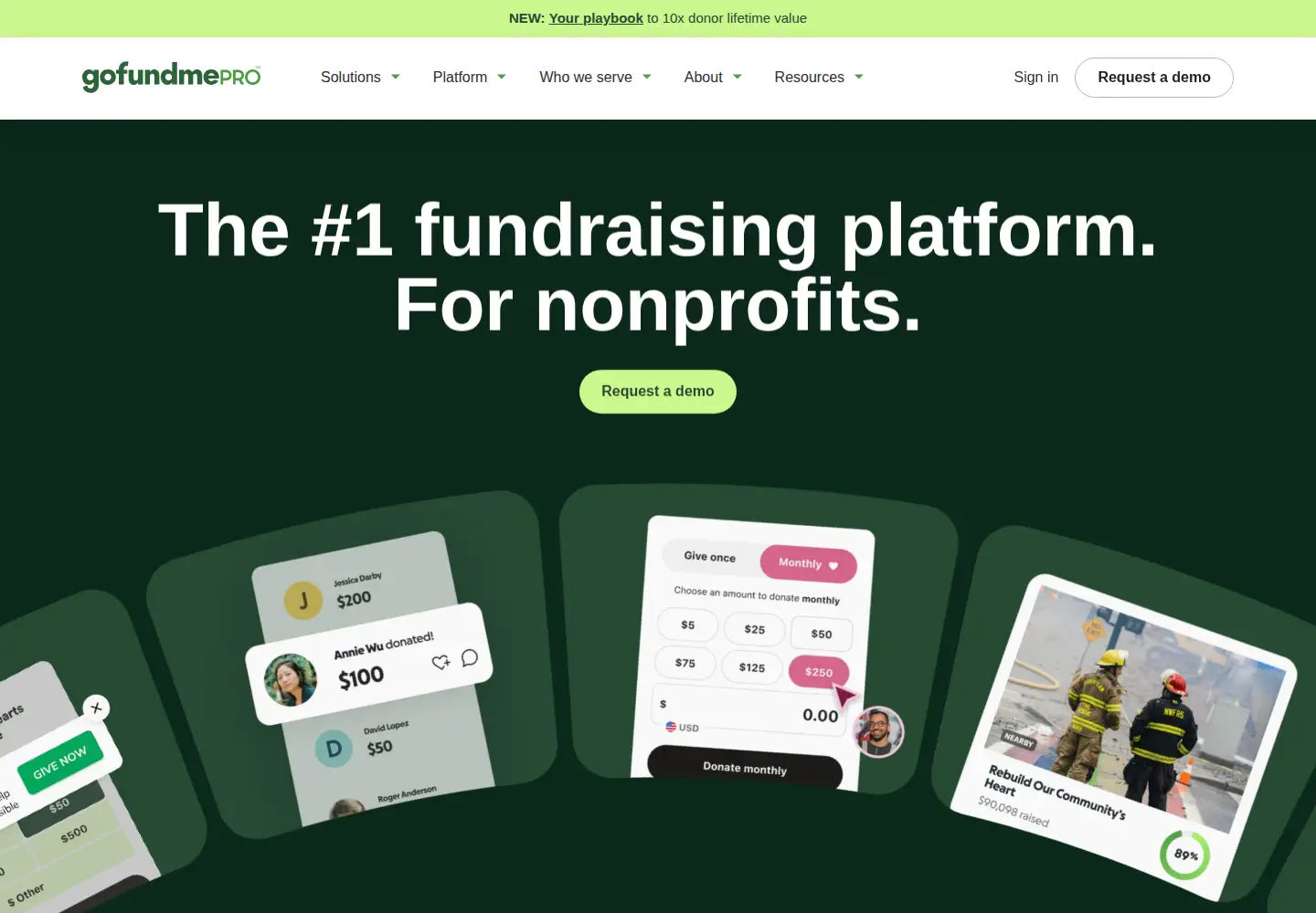 Screenshot of classy.org