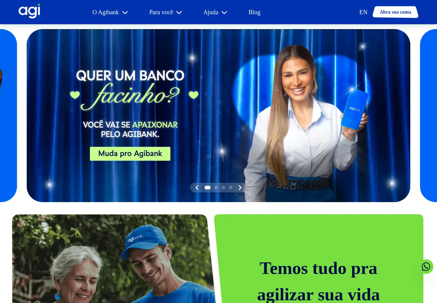 Screenshot of agibank.com.br