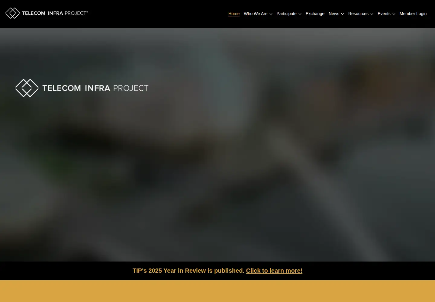Screenshot of telecominfraproject.com