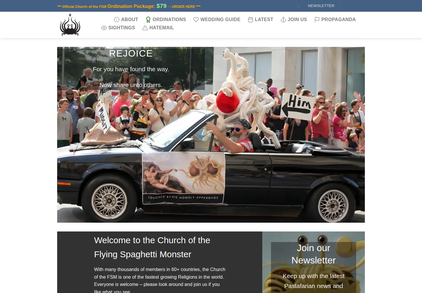 Screenshot of venganza.org