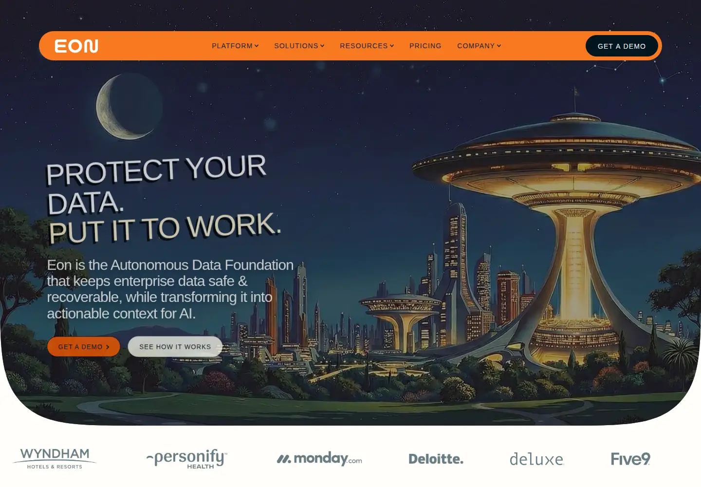 Screenshot of eon.io
