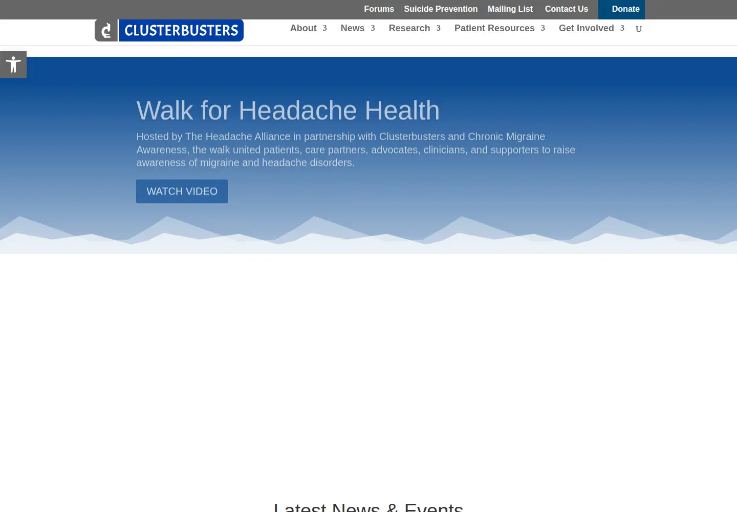 Screenshot of clusterbusters.org