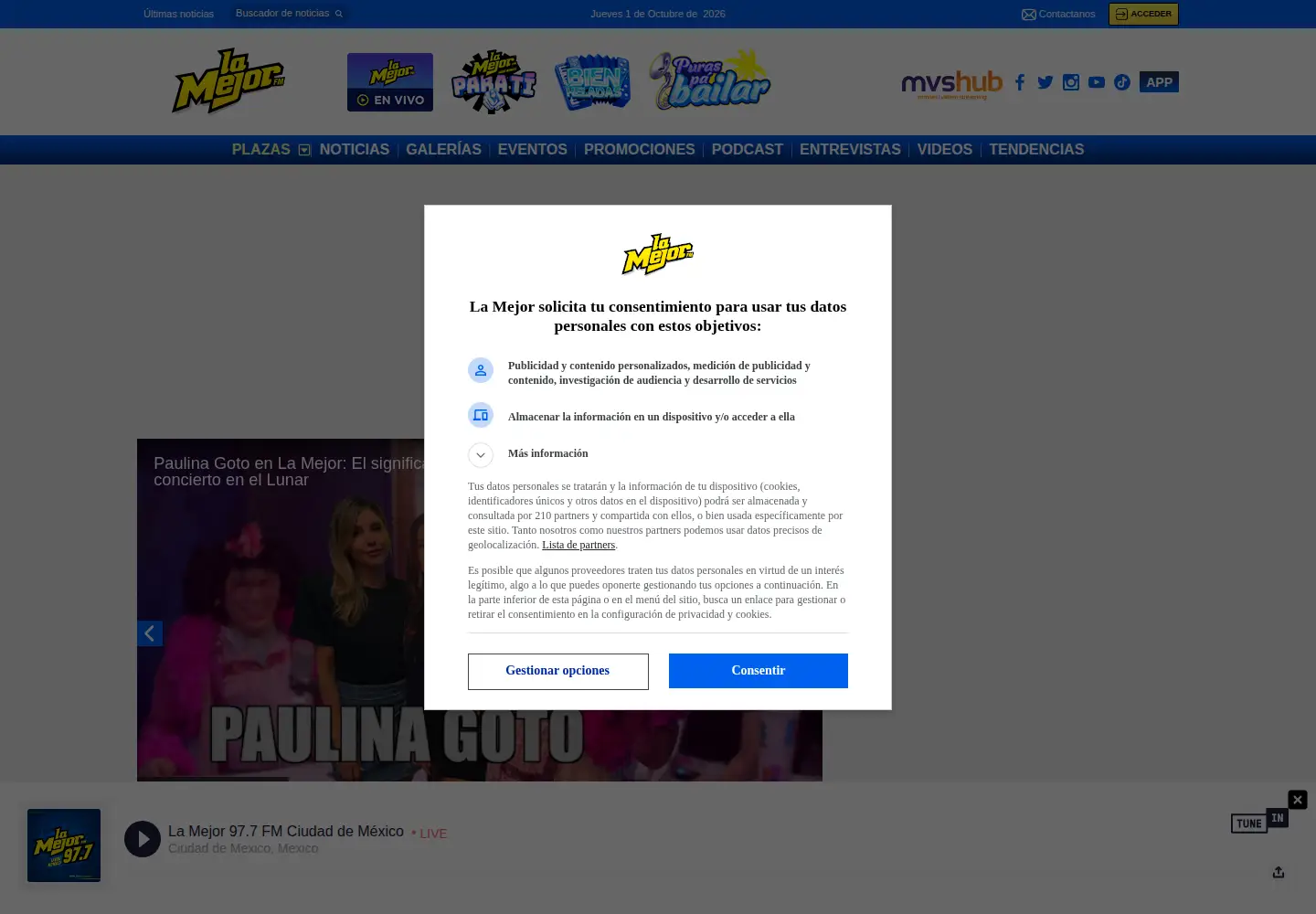 Screenshot of lamejor.com.mx