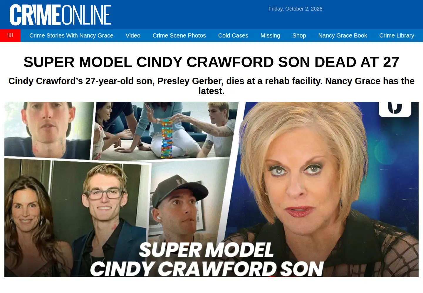 Screenshot of crimeonline.com
