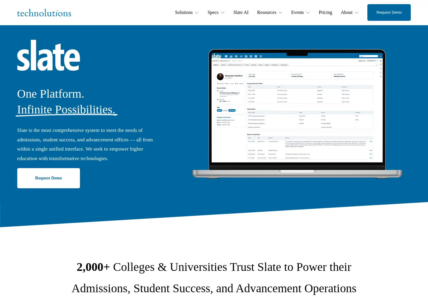 Screenshot of technolutions.net