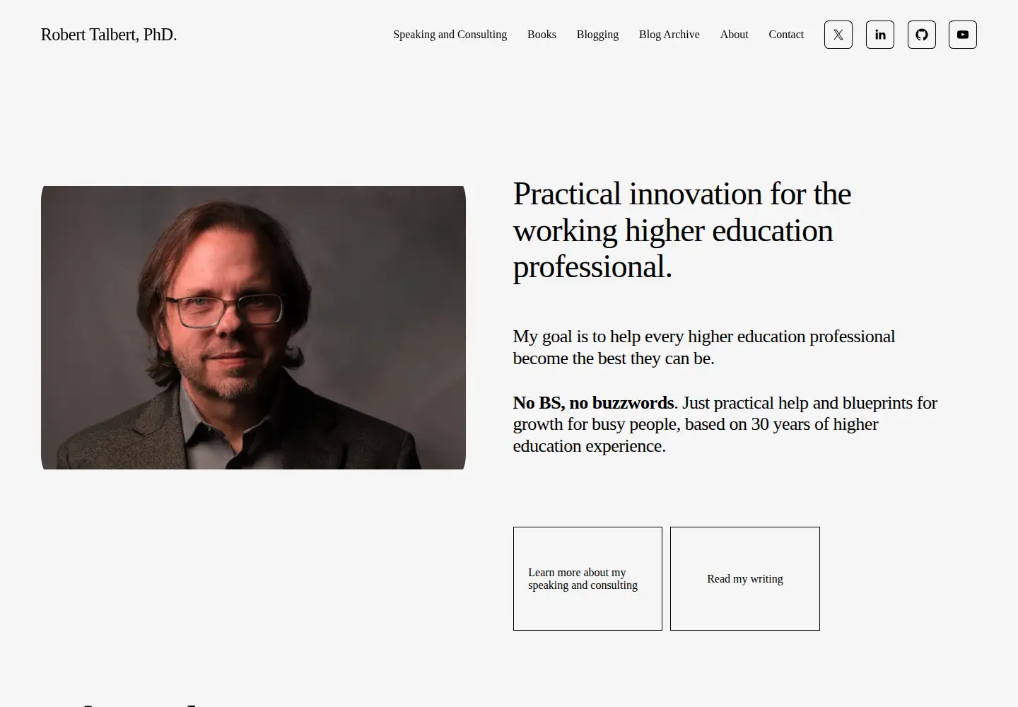 Screenshot of rtalbert.org