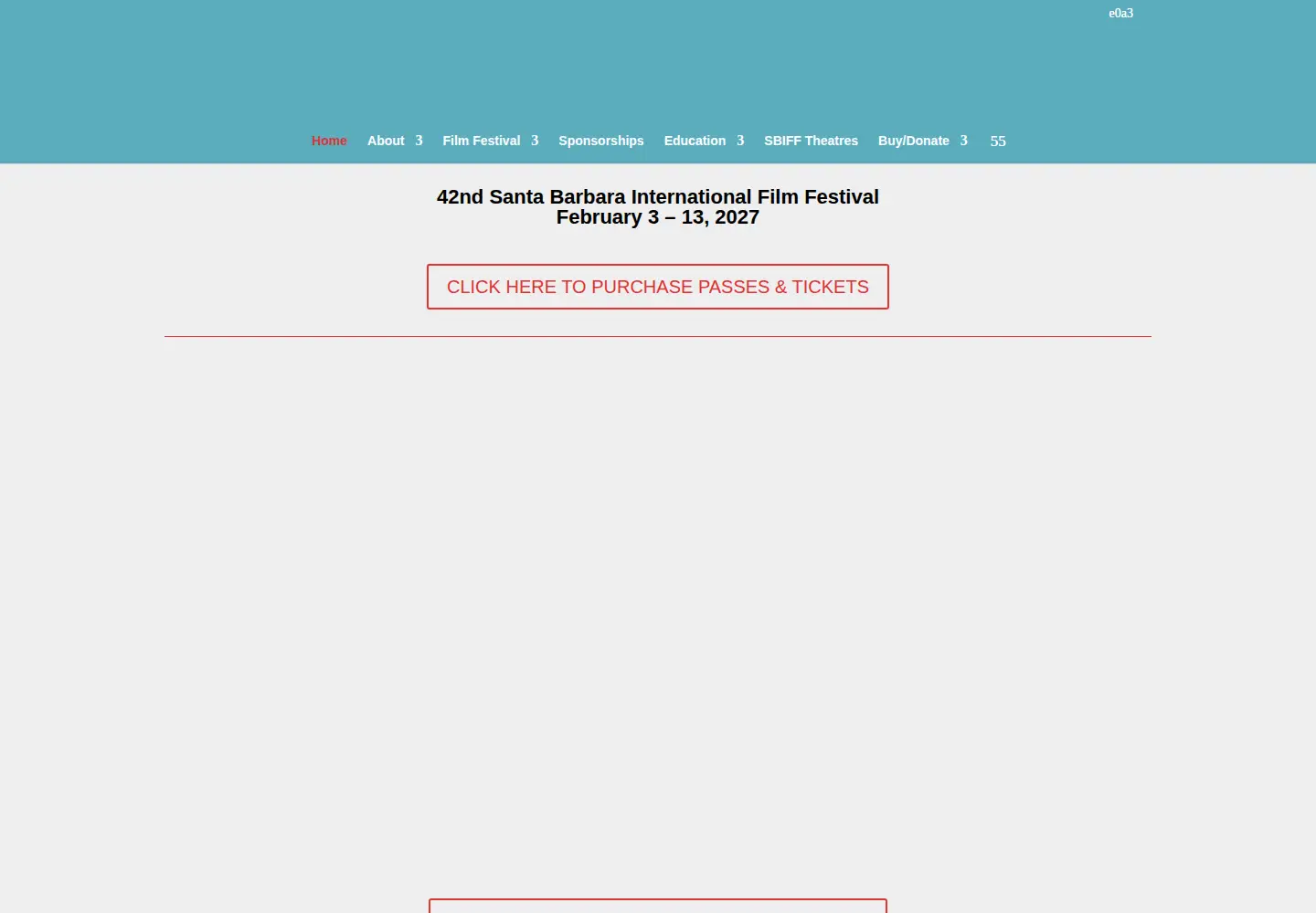 Screenshot of sbiff.org
