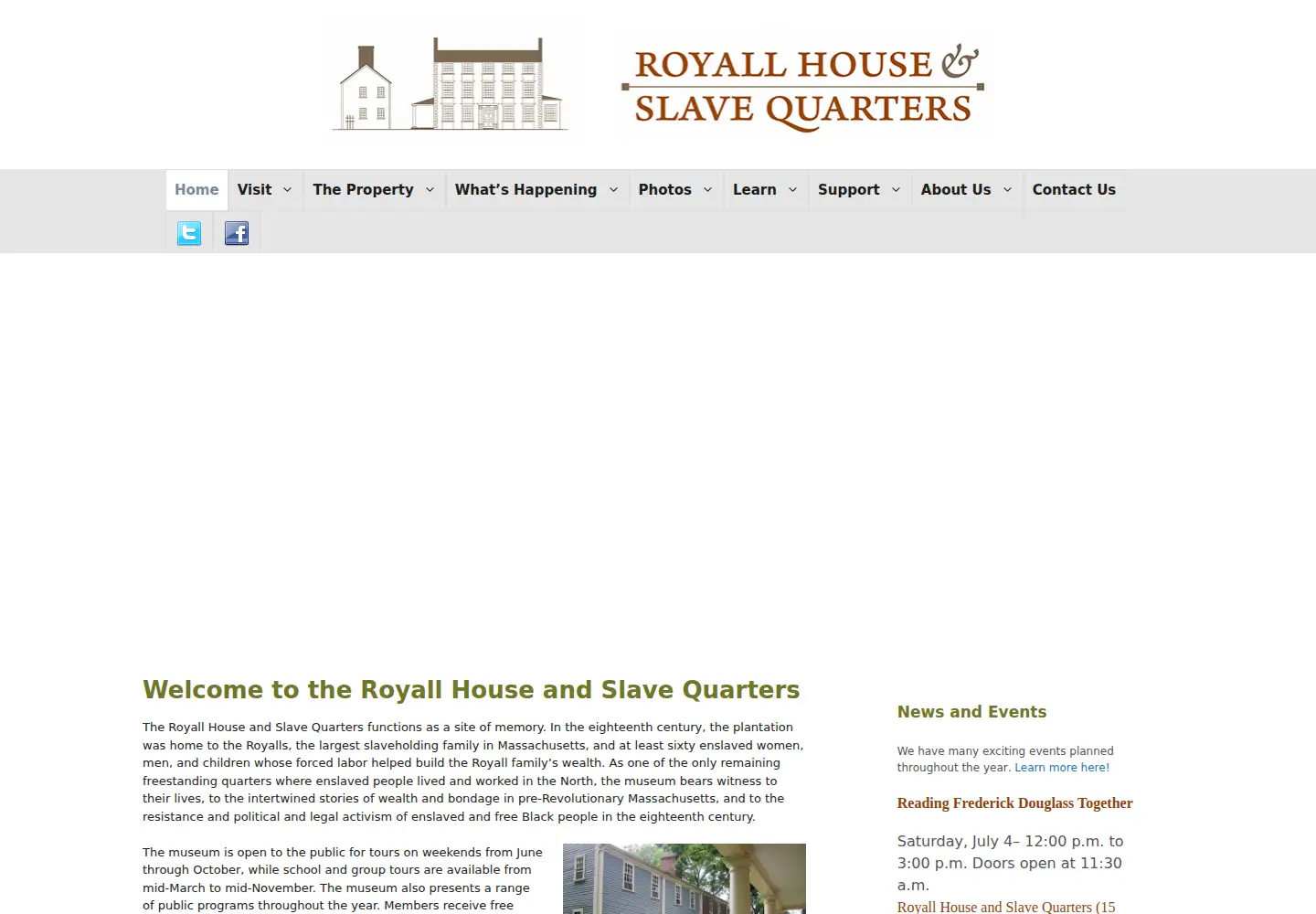 Screenshot of royallhouse.org