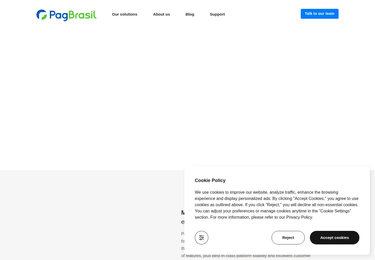 Screenshot of pagbrasil.com
