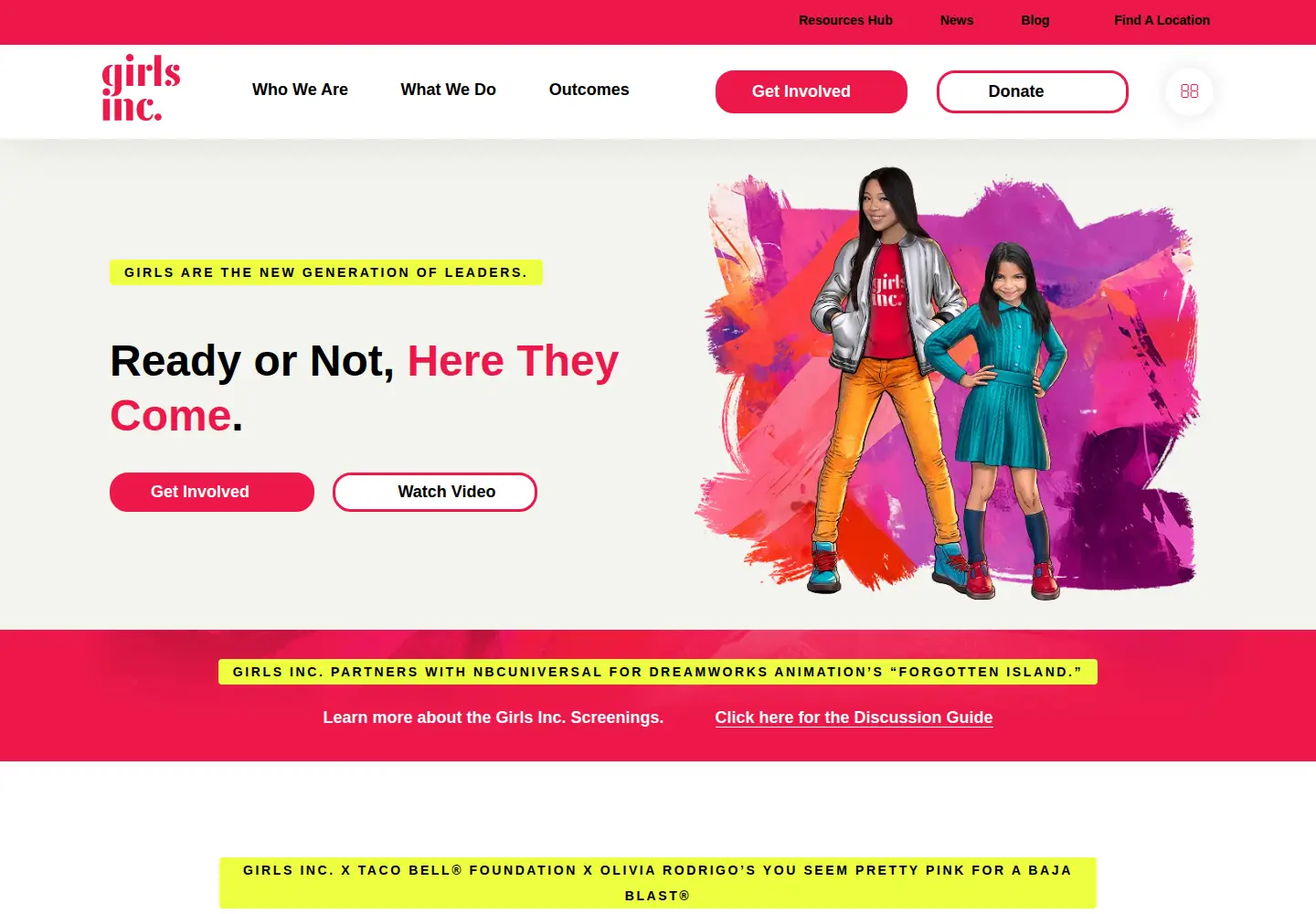 Screenshot of girlsinc.org