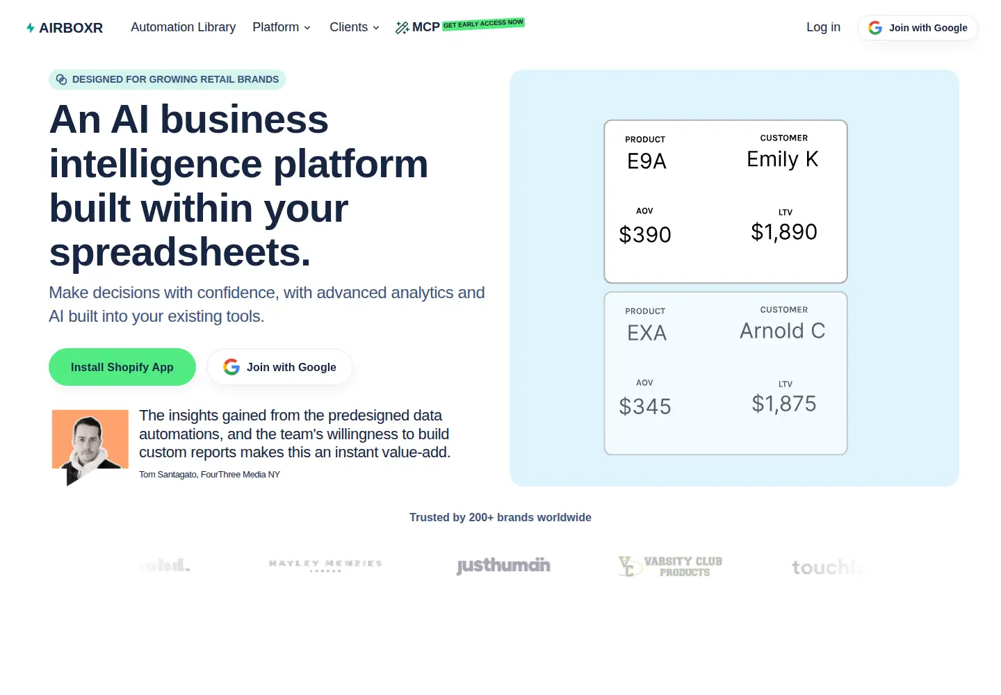 Screenshot of airboxr.com