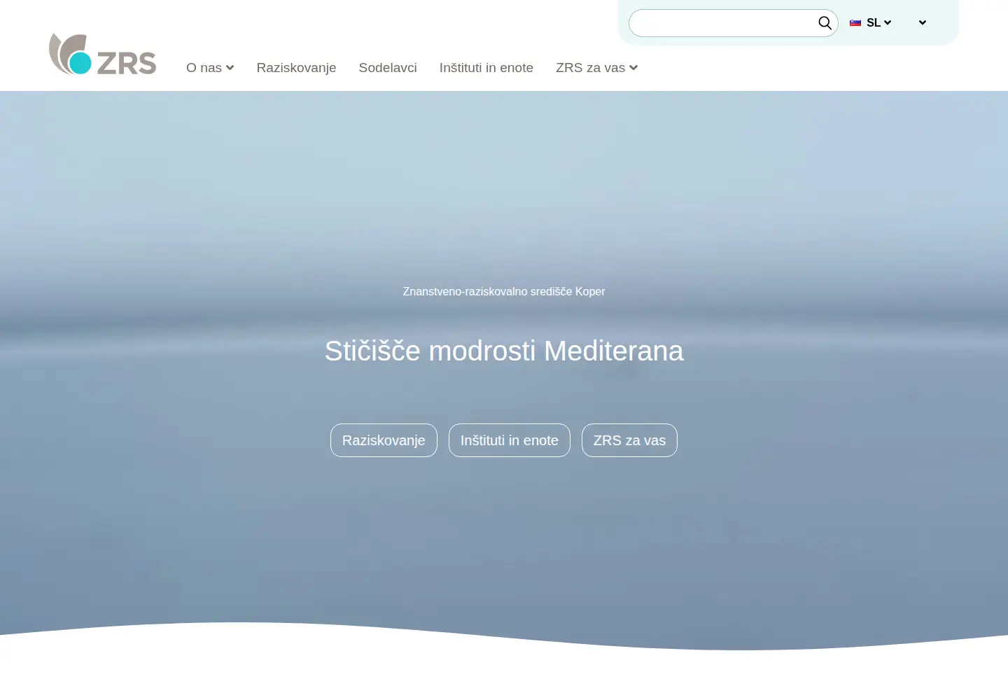 Screenshot of zrs-kp.si