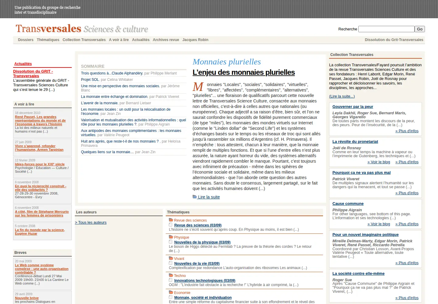 Screenshot of grit-transversales.org