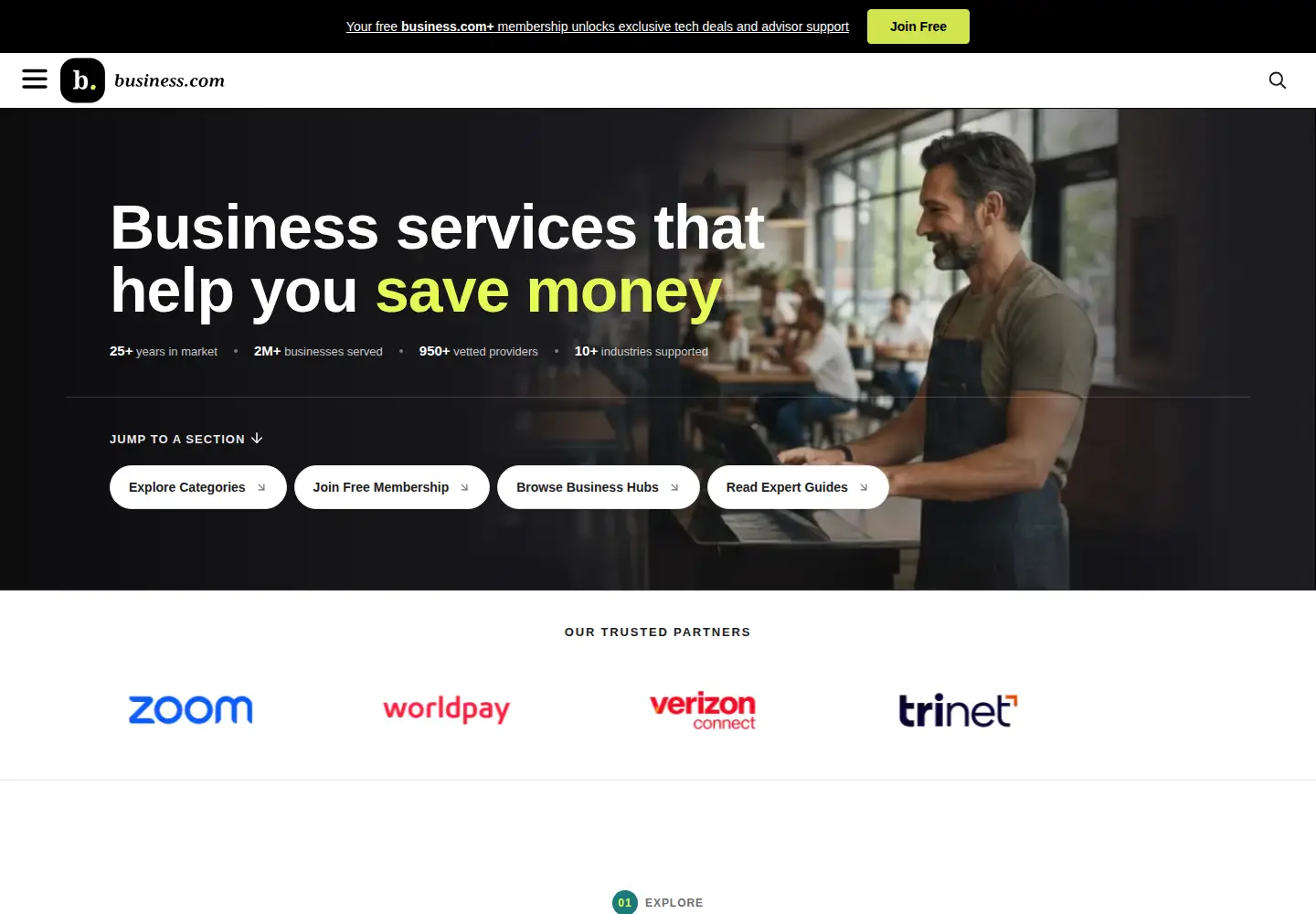 Screenshot of business.com