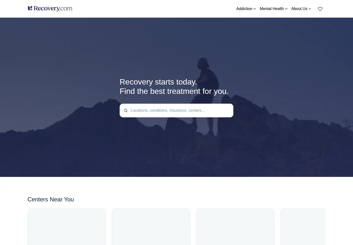 Screenshot of recovery.org