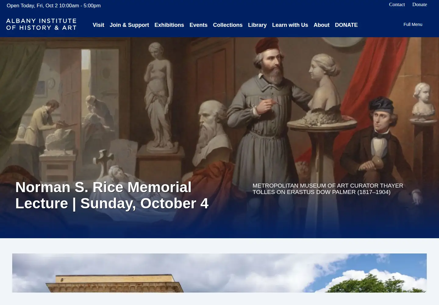 Screenshot of albanyinstitute.org
