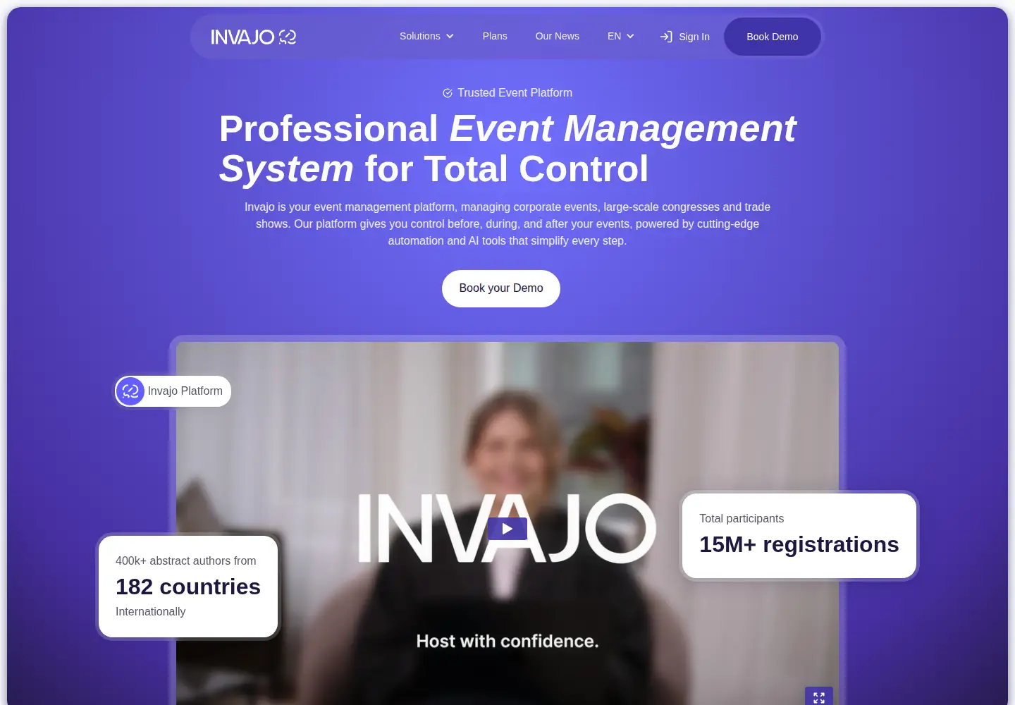Screenshot of invajo.com