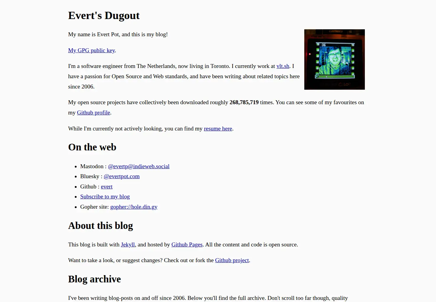 Screenshot of evertpot.com