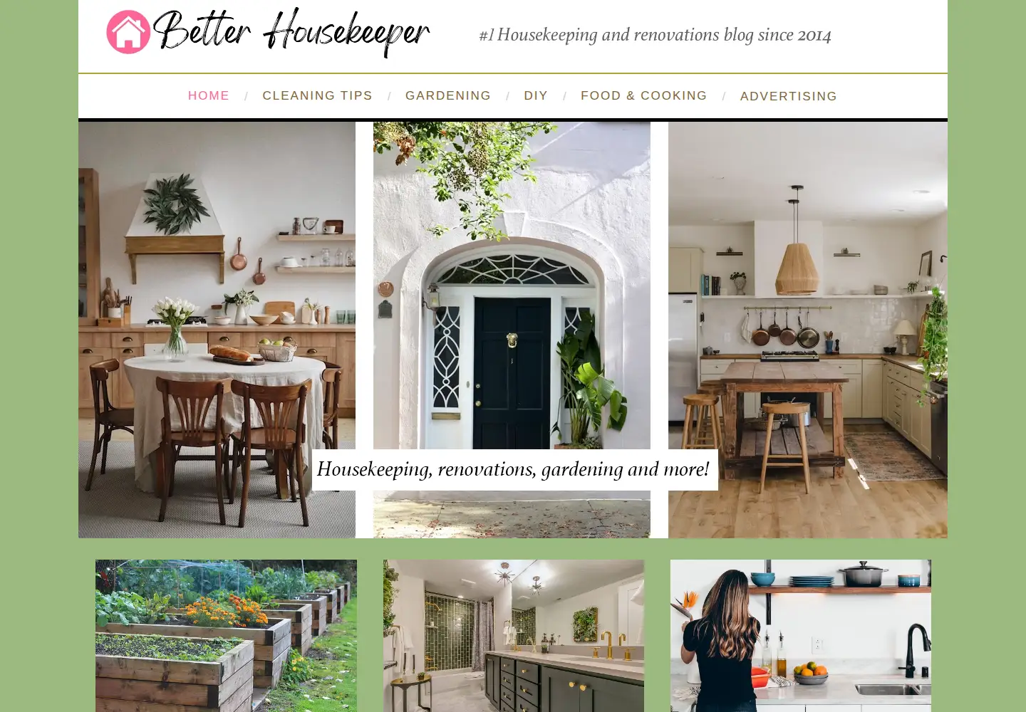 Screenshot of betterhousekeeper.com
