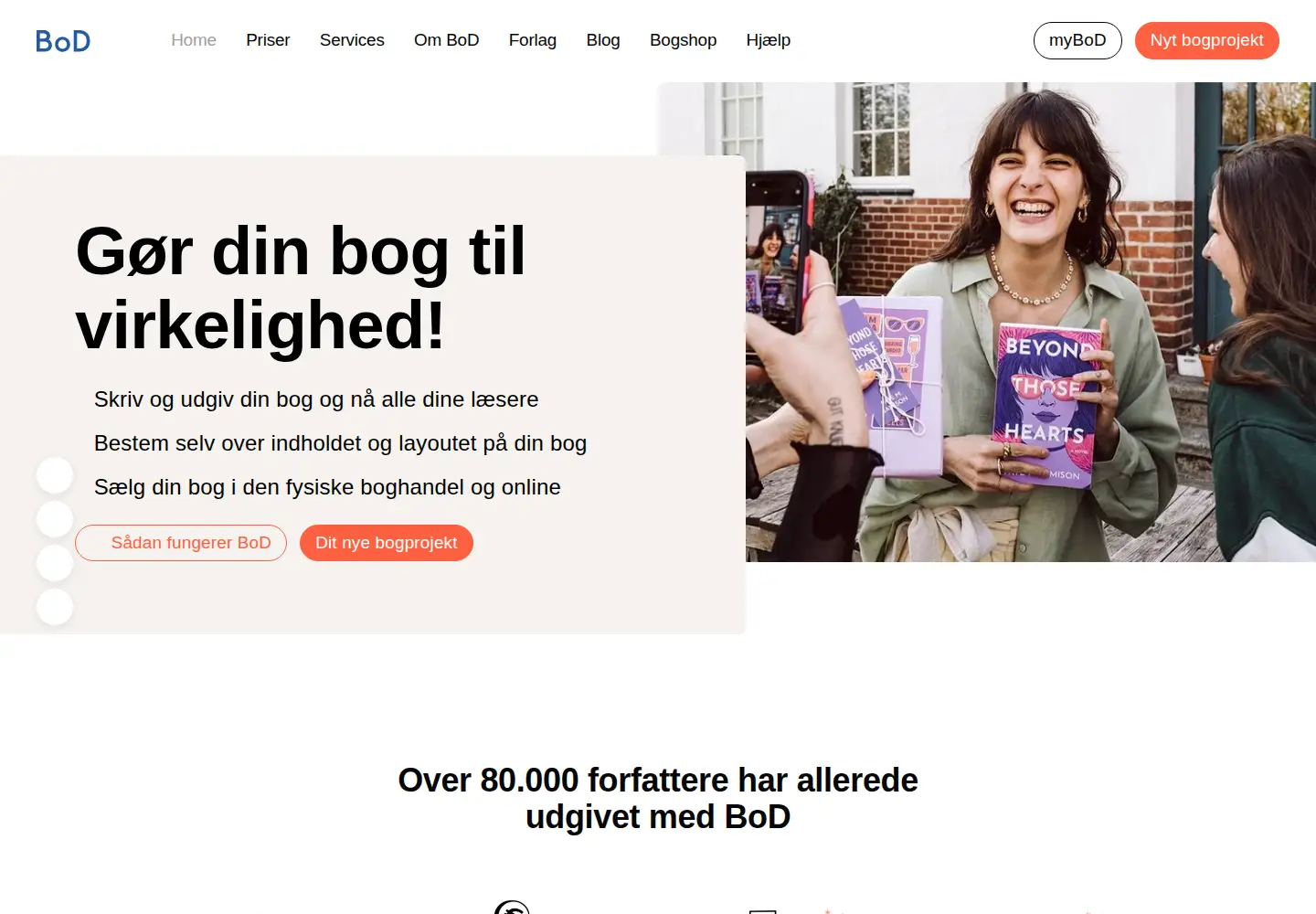 Screenshot of bod.dk
