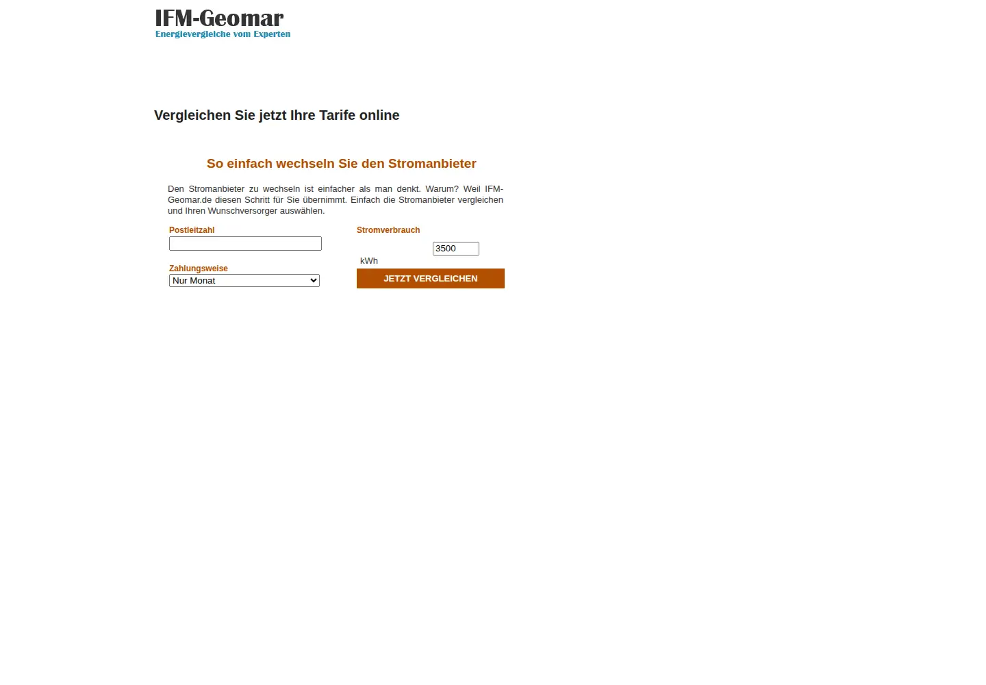 Screenshot of ifm-geomar.de