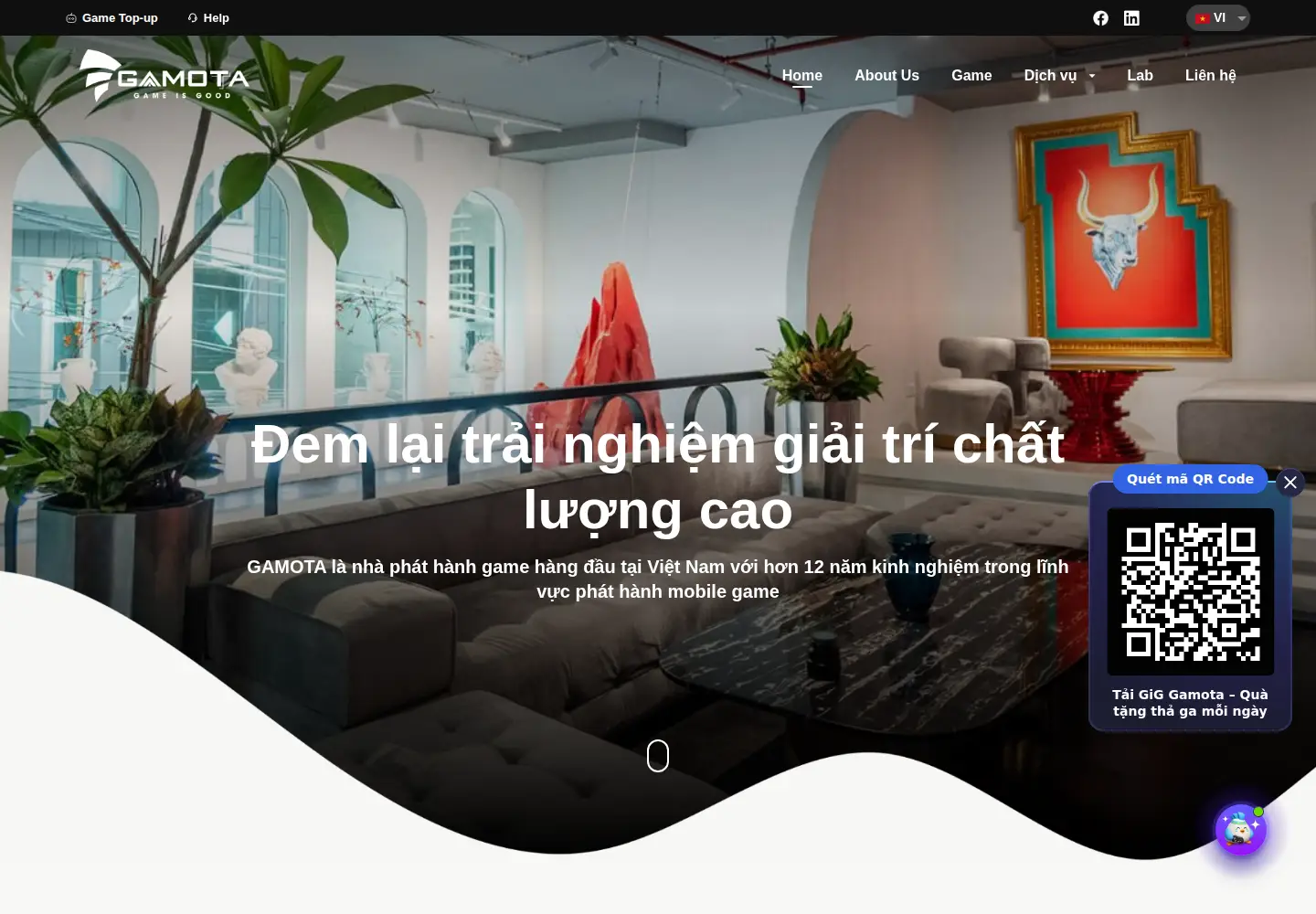 Screenshot of gamota.com