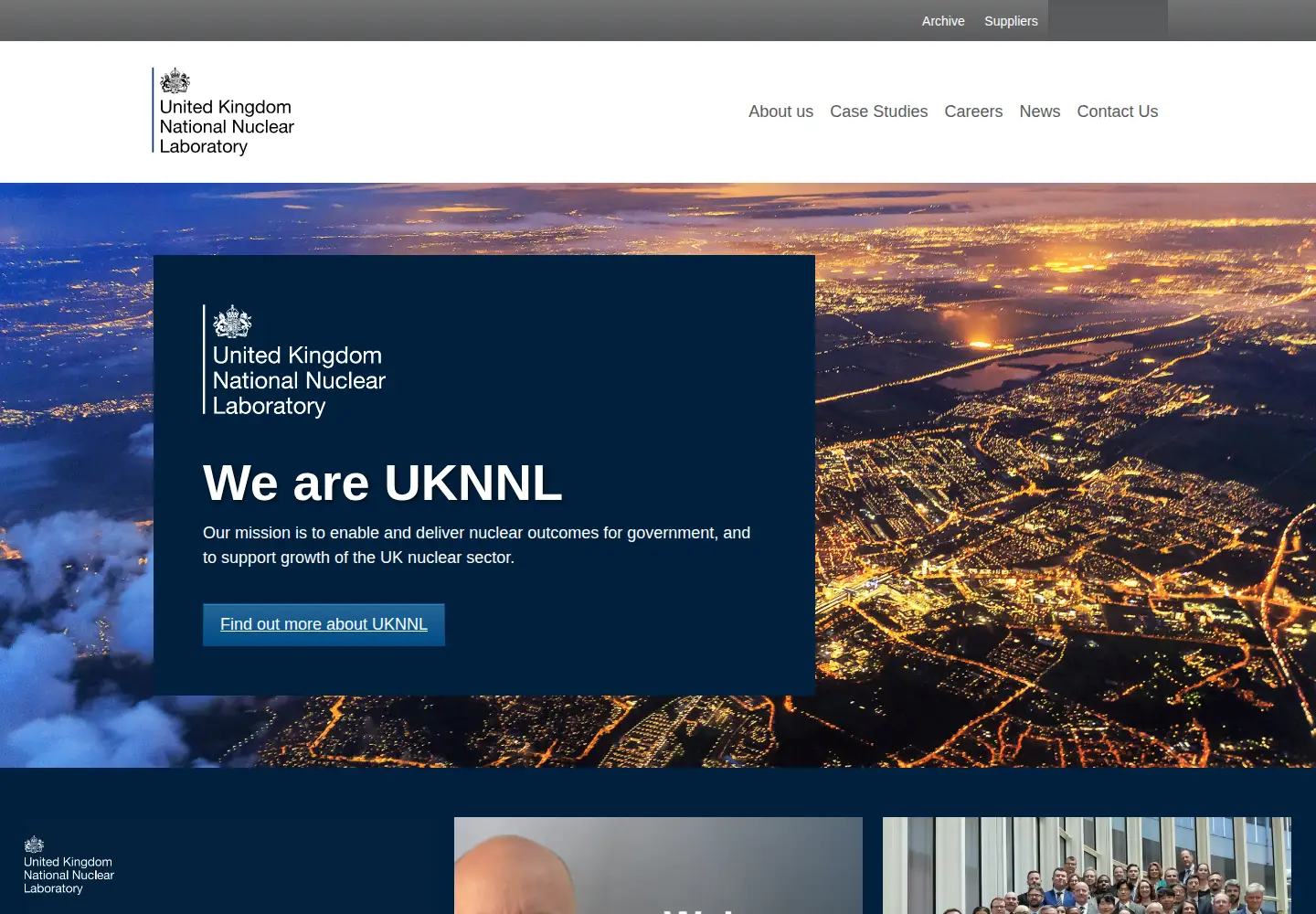 Screenshot of nnl.co.uk