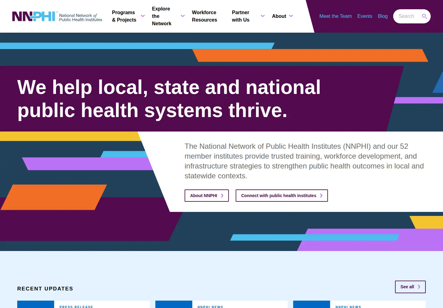 Screenshot of nnphi.org