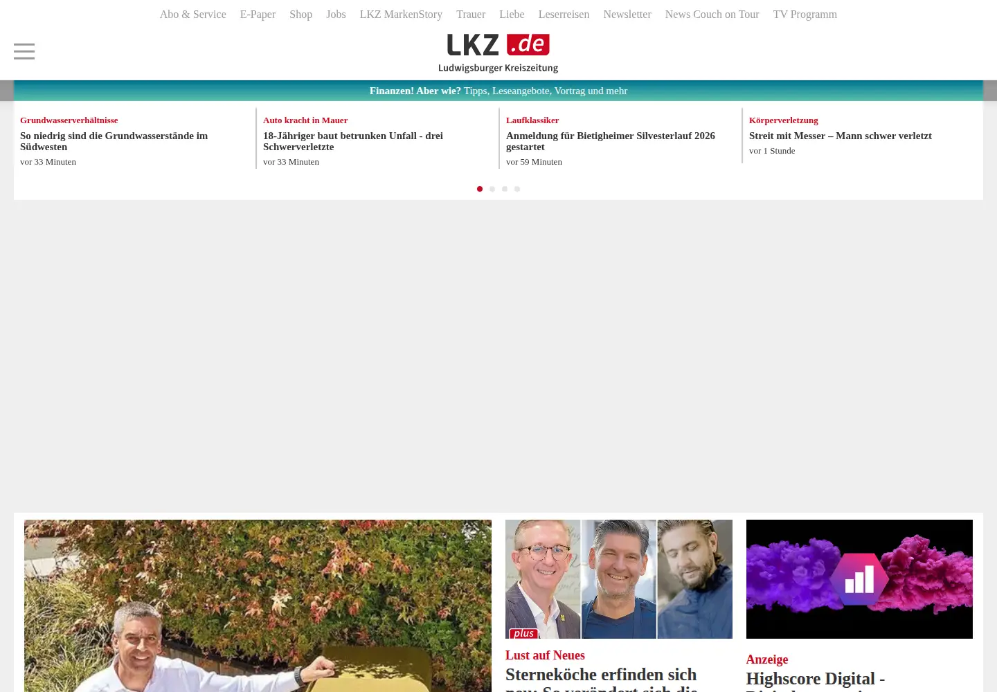 Screenshot of lkz.de