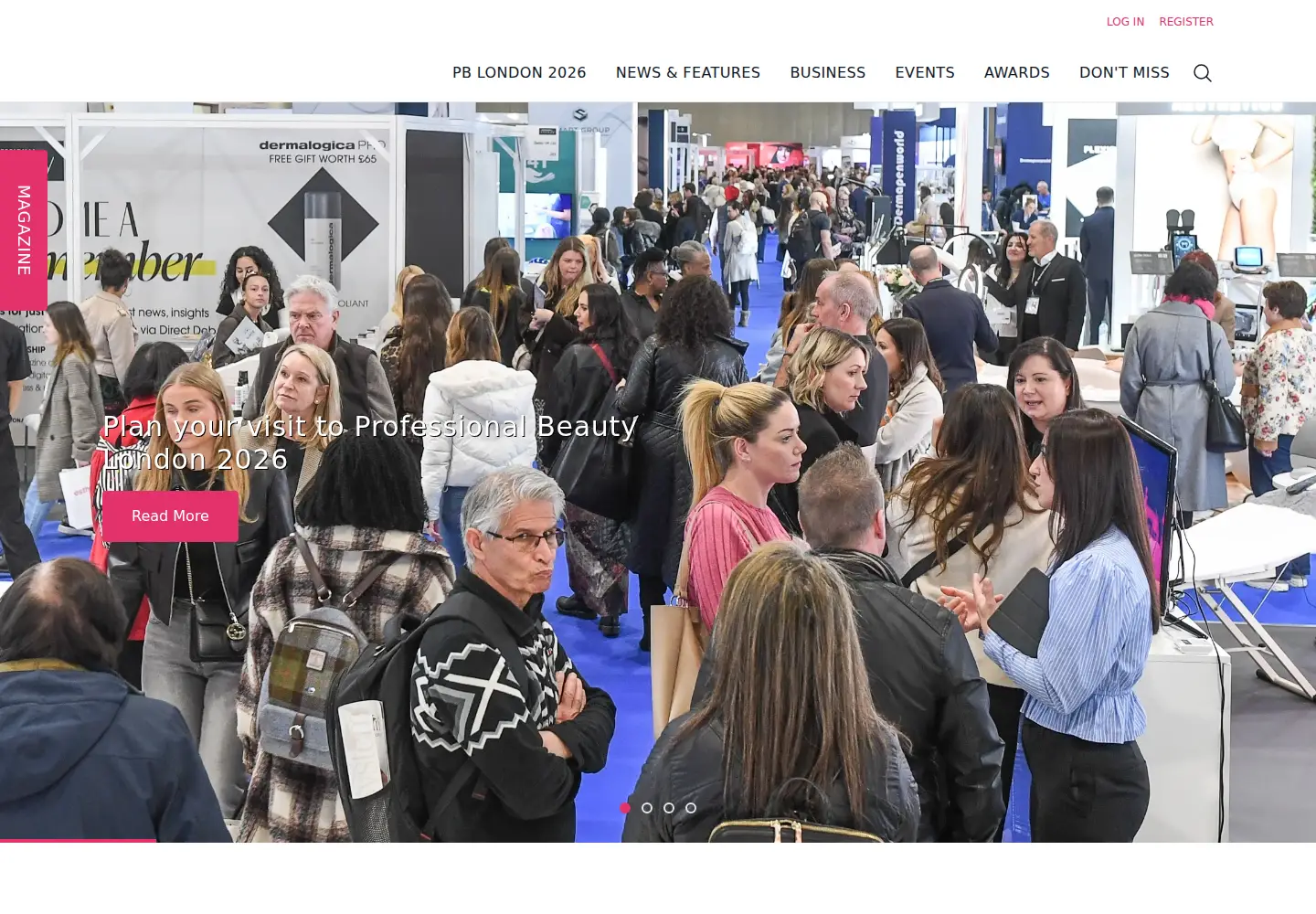 Screenshot of professionalbeauty.co.uk