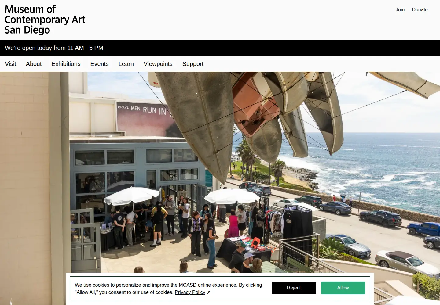 Screenshot of mcasd.org