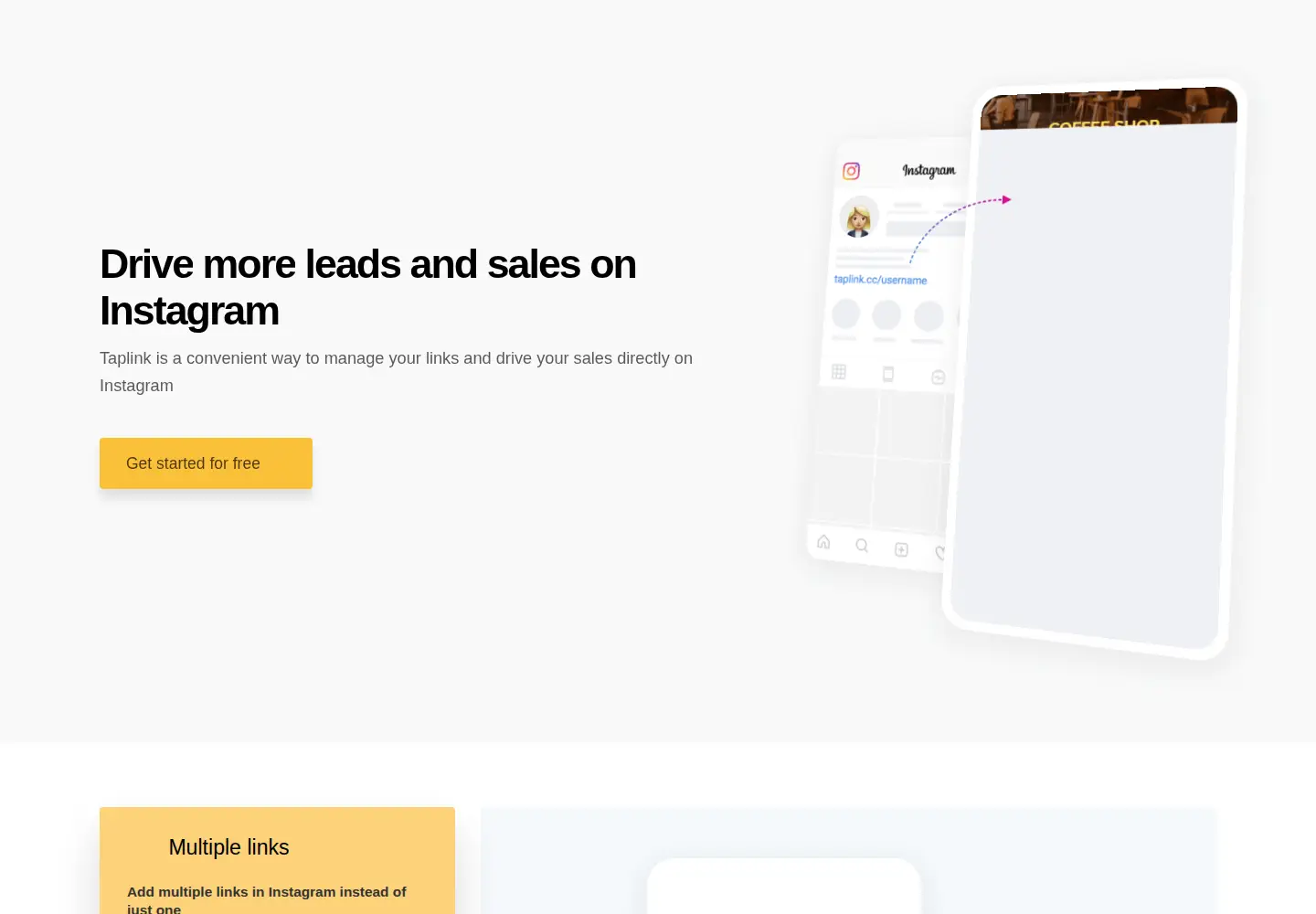 Screenshot of taplink.cc